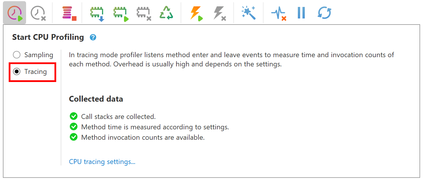 CPU tracing