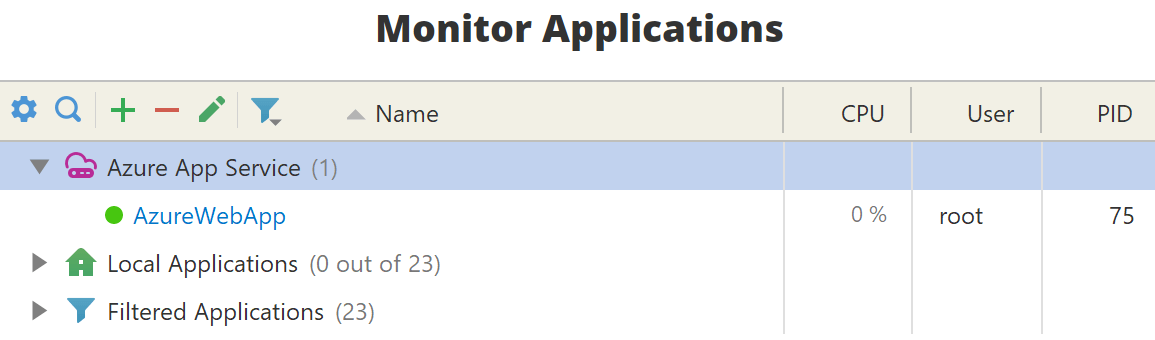 monitor applications