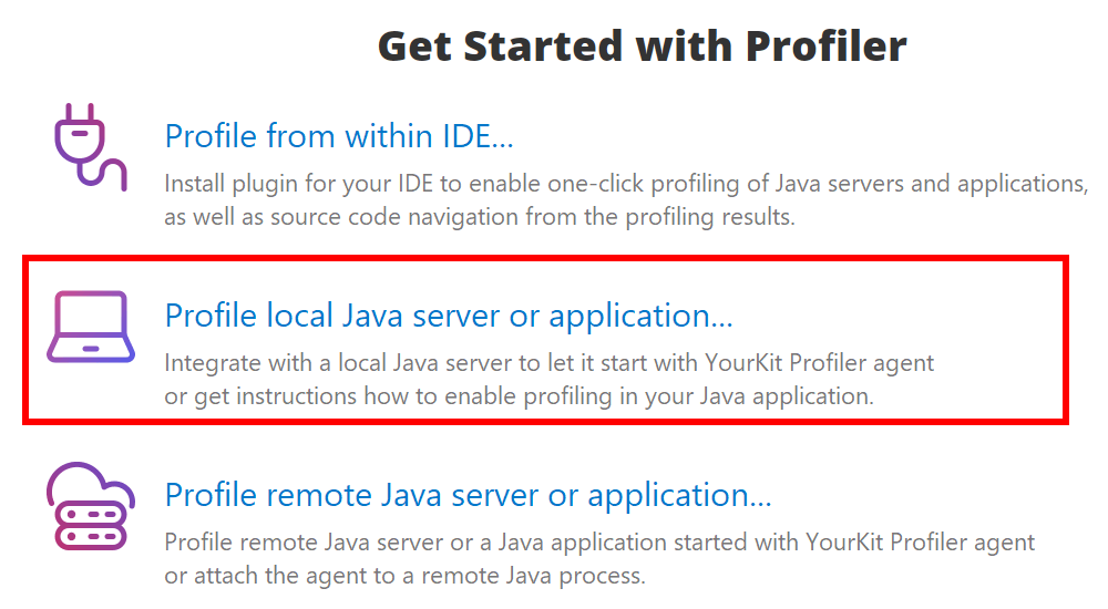 server integration UI wizard