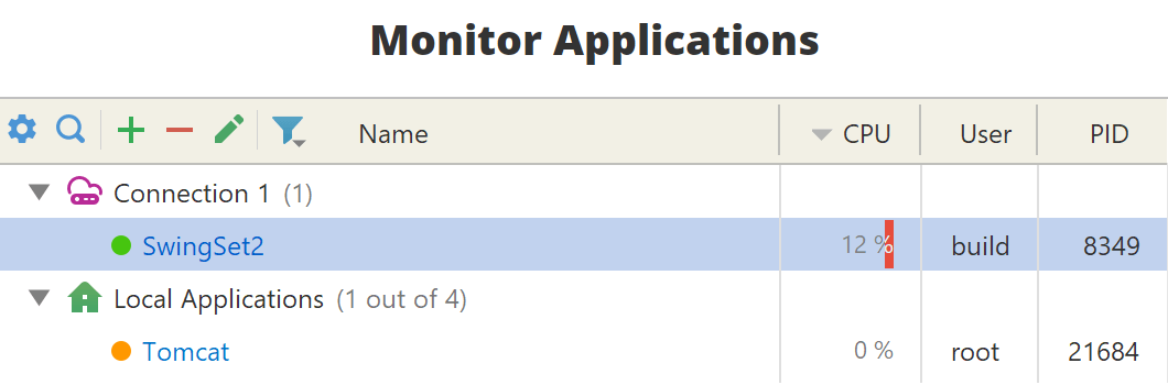 monitor applications