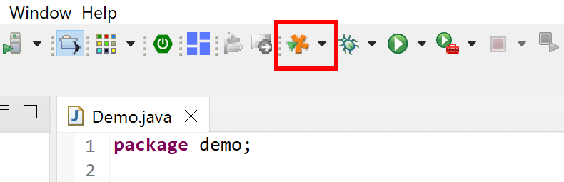 MyEclipse toolbar