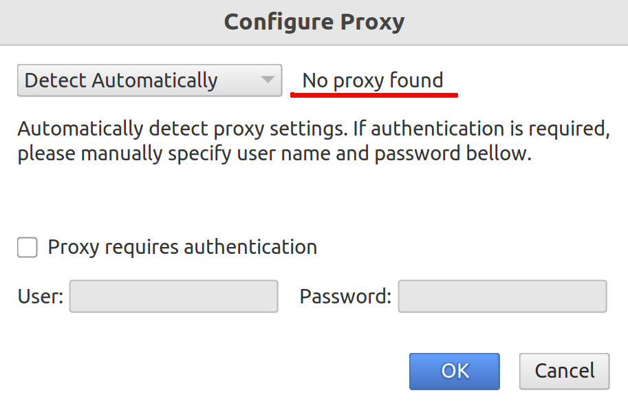 Detected proxy